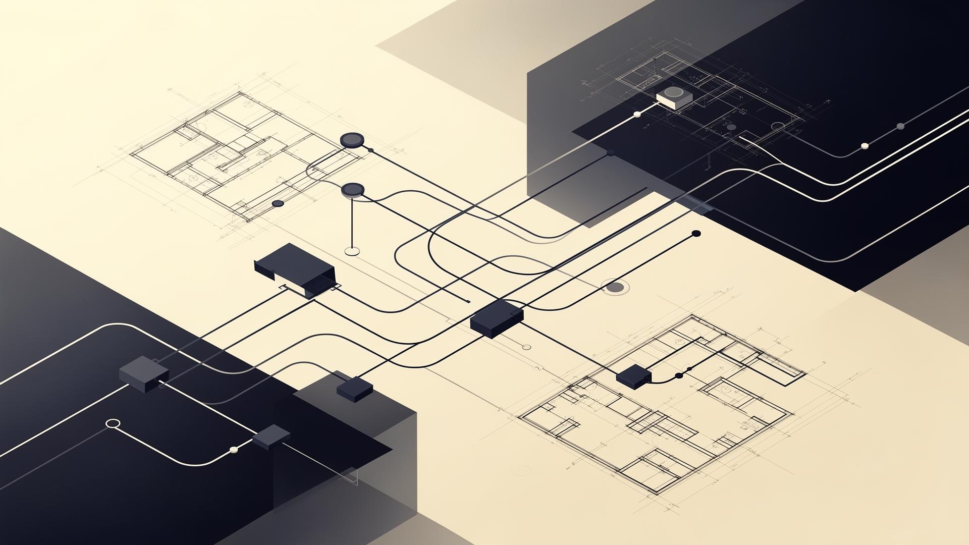 Abstract representation of business operations and process flow